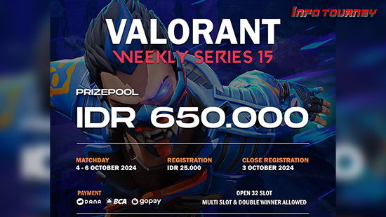 turnamen valorant oktober 2024 meister weekly 2024 series 15 logo