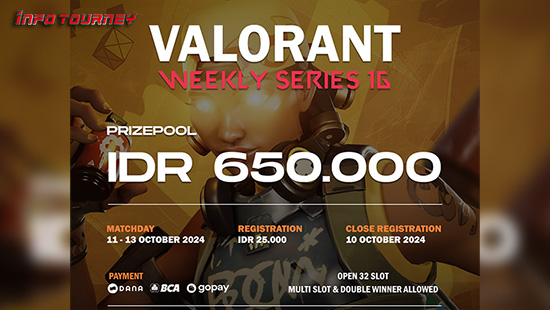 turnamen valorant oktober 2024 meister weekly 2024 series 16 logo
