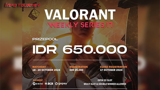 turnamen valorant oktober 2024 meister weekly 2024 series 17 logo