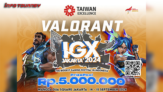 turnamen valorant september 2024 igx jakarta 2024 logo