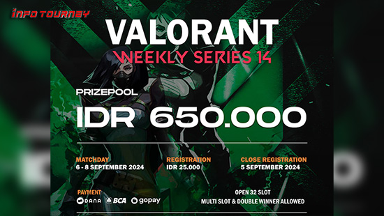 turnamen valorant september 2024 meister weekly 2024 series 14 logo
