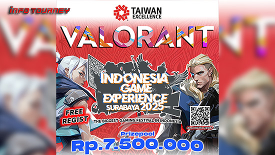 turnamen valorant agustus 2025 igx surabaya 2025 logo