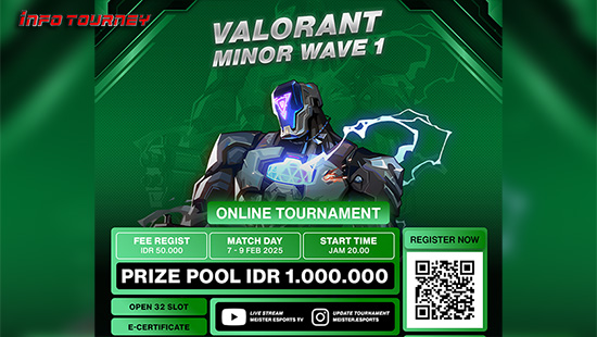 turnamen valorant februari 2025 february wave 1 logo