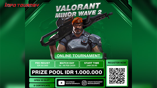 turnamen valorant februari 2025 february wave 2 logo
