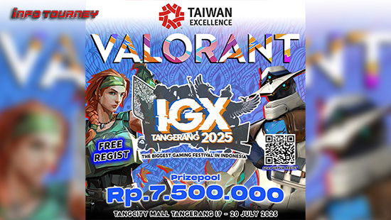 turnamen valorant juli 2025 igx tangerang 2025 logo