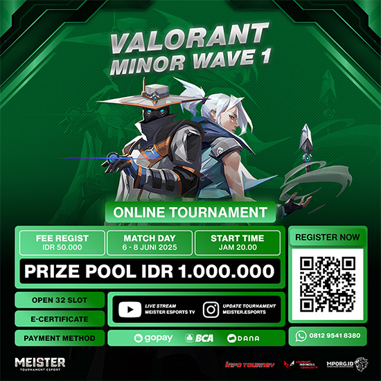 turnamen valorant juni 2025 juni wave 1 poster