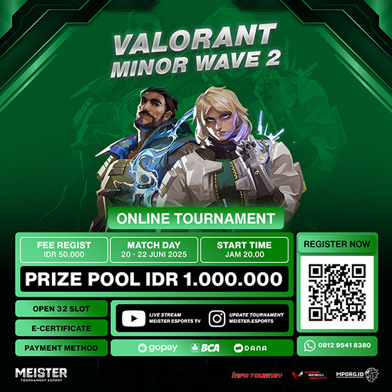 turnamen valorant juni 2025 juni wave 2 1 poster