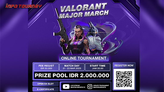 turnamen valorant maret 2025 major march logo