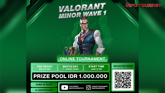 turnamen valorant maret 2025 maret wave 1 logo