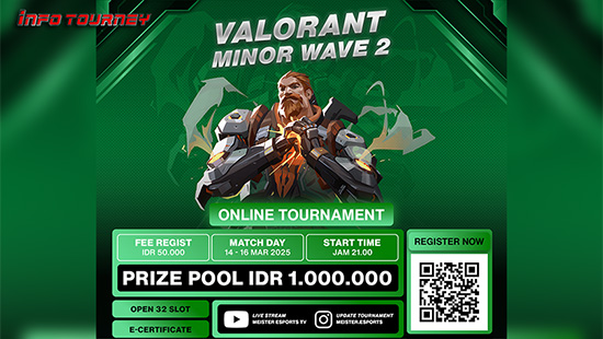 turnamen valorant maret 2025 maret wave 2 logo