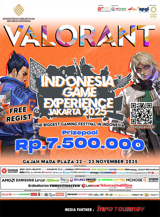 turnamen valorant november 2025 igx jakarta 2025 poster