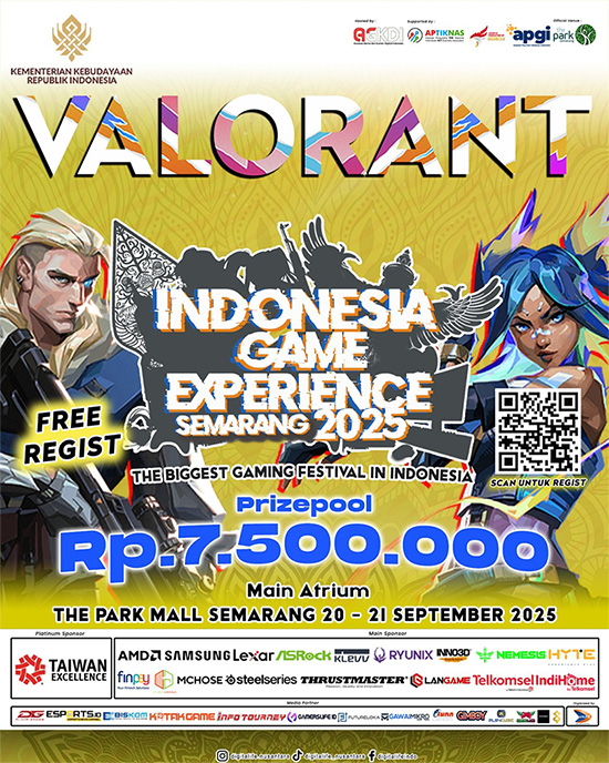 turnamen valorant september 2025 igx semarang 2025 poster