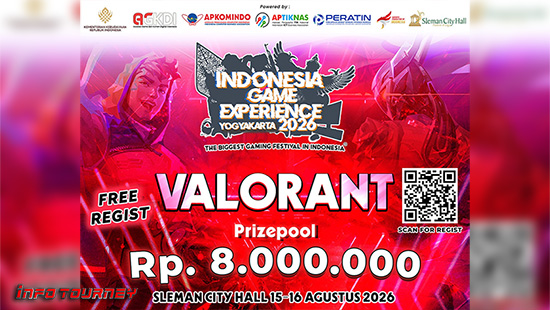 turnamen valorant agustus 2026 igex yogyakarta 2026 logo