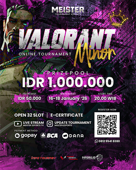 turnamen valorant januari 2026 januari wave 1 poster