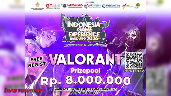 turnamen valorant oktober 2026 igex bandung 2026 logo
